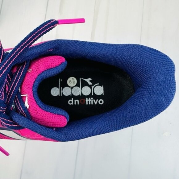 Diadora Blushield Mythos 8 Vortice Womens Size 7.5 Pink Sneakers Athletic Shoes - Picture 14 of 16